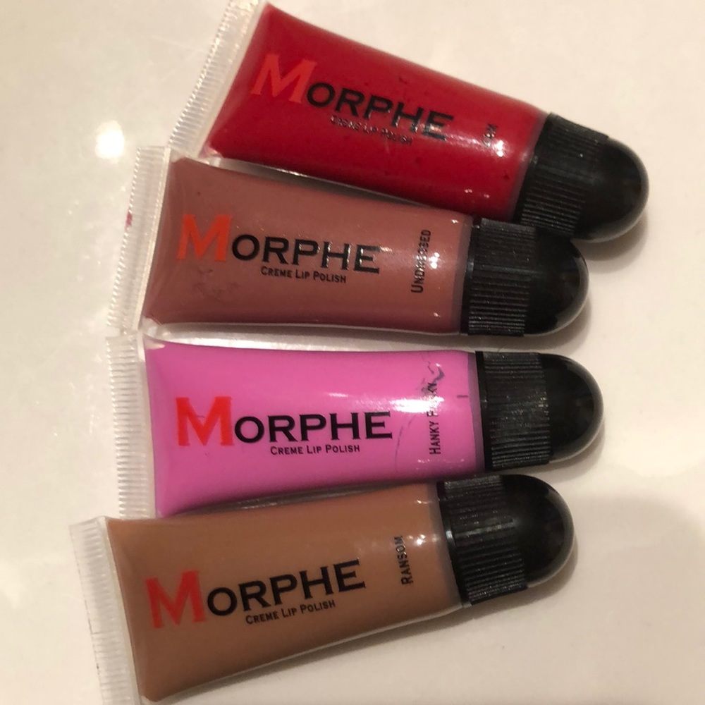 4 new full size Morphe creme lip polish